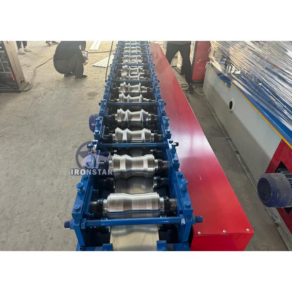 “High Speed Galvanized Steel Rolling Shutter Strip Roll Former Garage Shutter Door Profile Forming Machine For USA Commercial Building Rolling Shutter Door Forming Equipment Industrial Metal Shutter ”