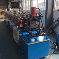 Rolo inferior galvanizado de gravação de perfuração da extremidade de porta do obturador da folha de metal 5.5KW que forma a máquina