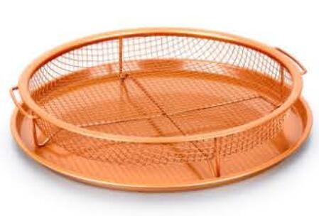 As seen on TV Air Fryer copper crisper chef baking tray set copper basket gotham copper bakeware