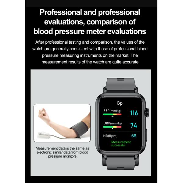 TK63 1.91 Inch Smart Watch ECG And Blood Pressure Sugar Air Pump Type