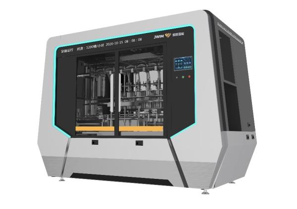 Máquina de enchimento automática de pistão de 16 bocas de controlo PLC de alta velocidade