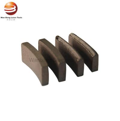 Parte superior lisa superior de corte lisa Diamond Core Bit Segments do telhado para o concreto de Reforced
