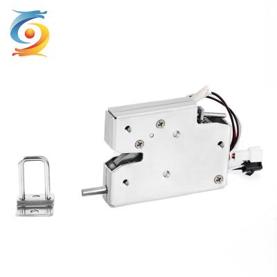 Silver Smart Locker SPCC Solenoid Locks Anti Pry Dc12v