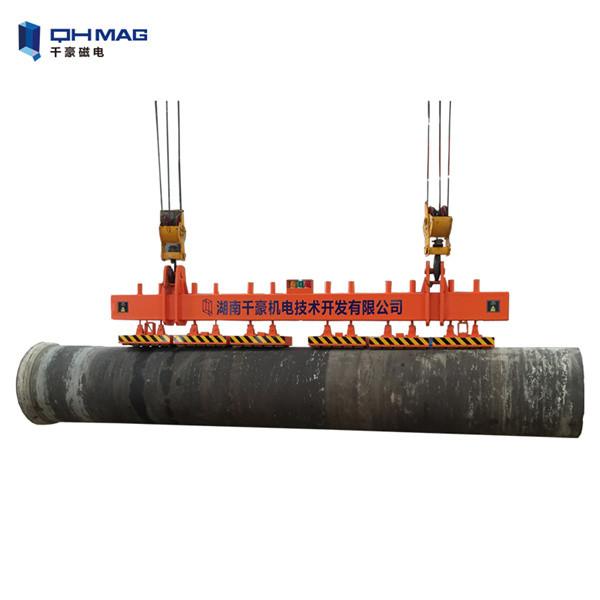 Electromagnetic Steel Plate Lifting Equipment , 1000lbs Bundled Rebar Electric Lifting Magnet