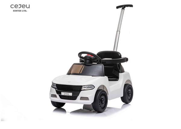 3 Height Adjusted Childs Push Along Car With Pushrod EN71123