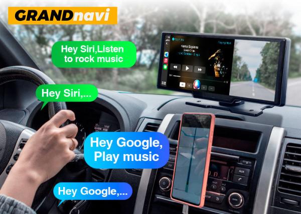 10.26 4K Car Dash Cam Wireless Wired Carplay Android Auto DVR ADAS