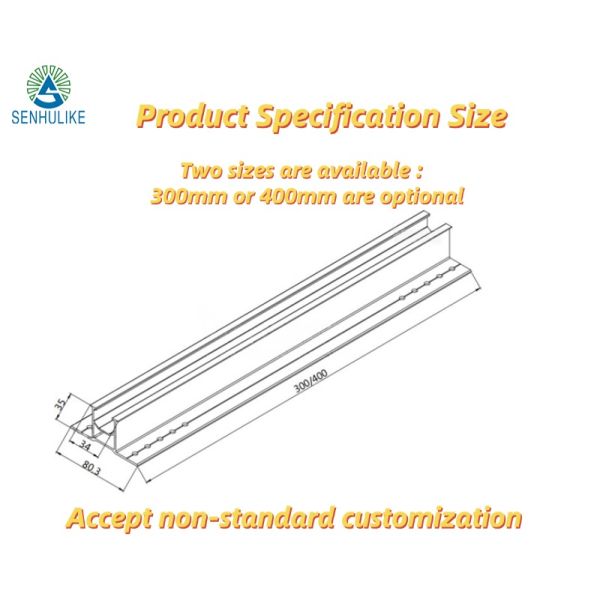 Photovoltaic Aluminum Brackets For Color Steel Tiles