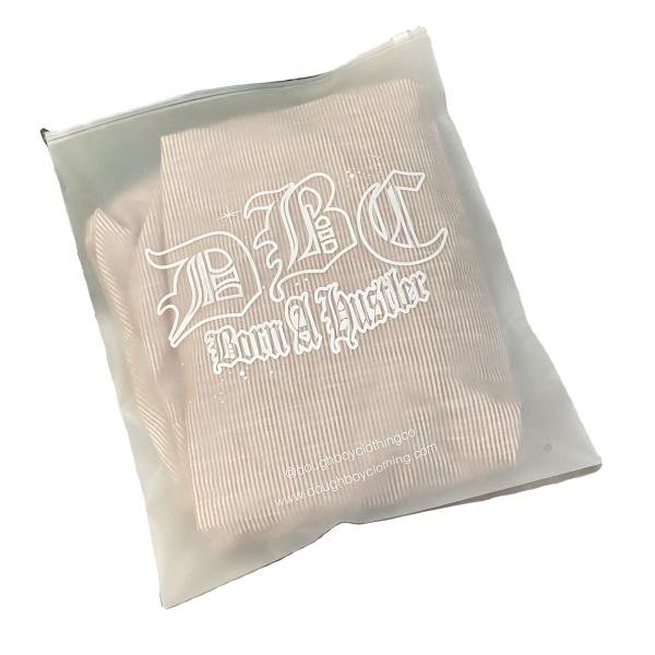 Fermeture à fermeture à glissière Sacs à glissière en plastique recyclés Eco-friendly 0,09 mm 0,1 mm