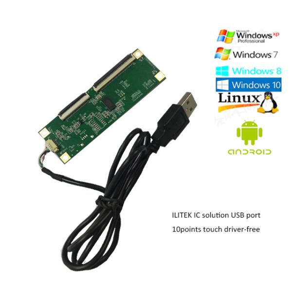 IPS Capacitive 10 Points Multi Touch Screen 17 Inch Fast Response For Payment Kiosk