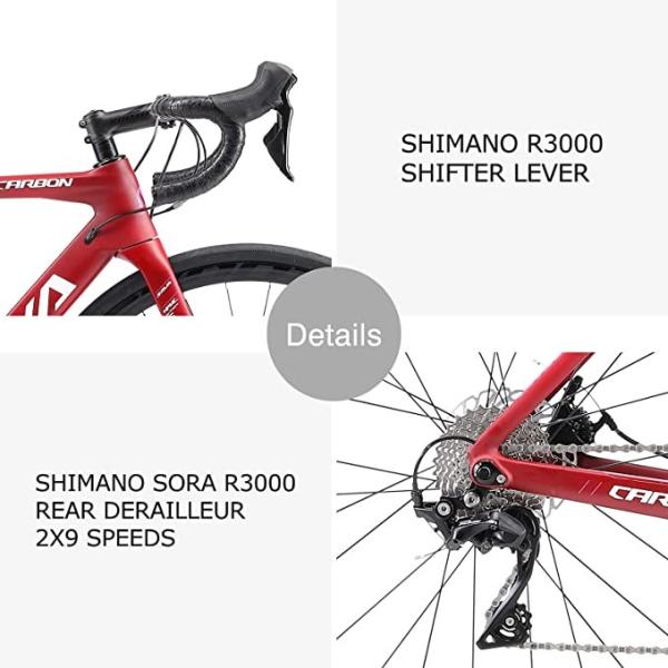 2x11 Speed V Brake Bike , Road Bicycle 700c 54cm 56cm CE Certificate