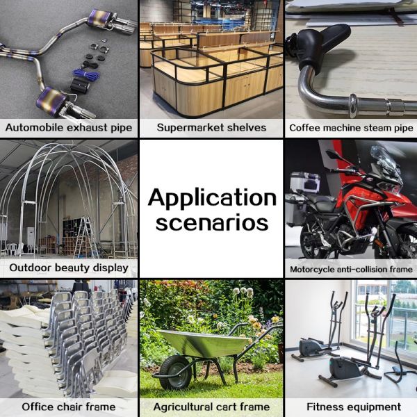 38 CNC Stainless Steel Pipe Oval Aluminum Round Pipe Double Head Bending Machine to Make Metal Furniture and Auto Parts