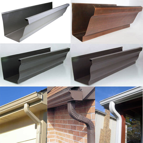 машина PPGI Downspout сточной канавы крыши долины толщины 0.3mm квадратная свертывается спиралью