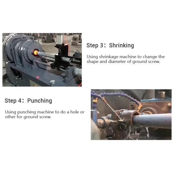 Pilotes helicoidales de anclaje a tierra para montaje solar para cimientos