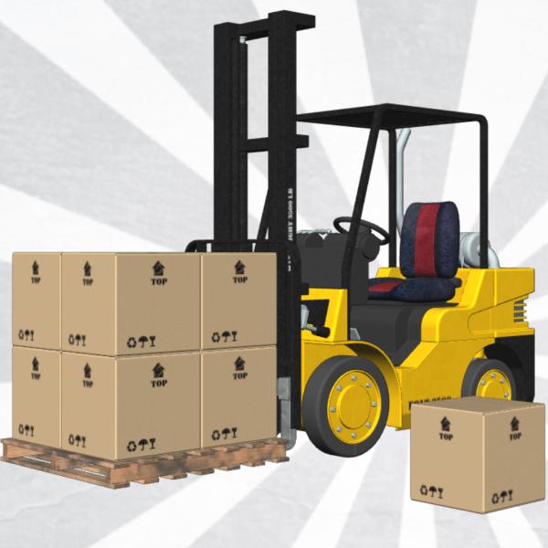 Industrial Forklift Battery 24 Volt Automatic Agitation System Wooden Case Packaging