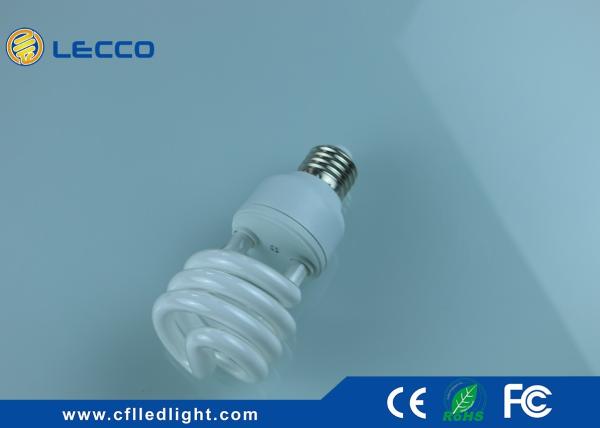 Half Spiral Energy Efficiency Compact Fluorescent Lamps CFL E27 Tricolor 2700K - 6400K
