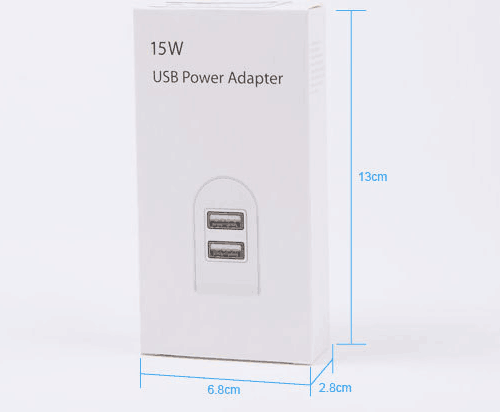 mini dual usb travel charger 5V 1A 2.1a usa plug