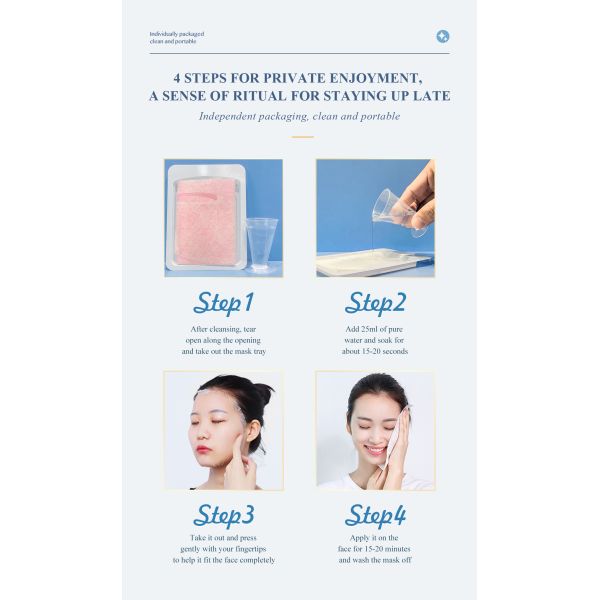 OEM ODM Guangzhou Masking Moisturizing Face Sheet Maskss Beauty Skin Care Freeze-dried Face Facial Mask