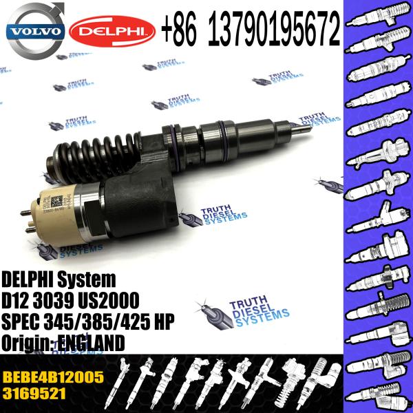 инжектор инжектора 3169521 коллектора системы впрыска топлива на распылитель форсунки 3169521 8113837 дизельного топлива тележки D12C FH12 FM12 VOL