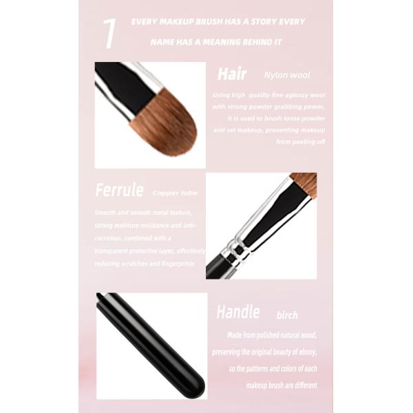 A42 Sable Tail Hair Eyeshadow Makeup Brushes Single Portable Professional