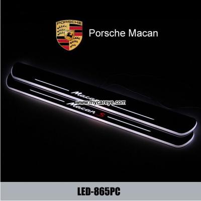 Porsche Macan car door safety lights led moving specail scuff light
