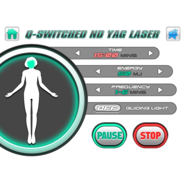 IPL Q переключил лазер Nd Yag и RF 3 в 1 машине красоты платформы многофункциональной