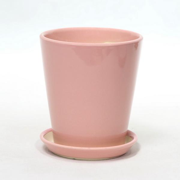 Glossy Glazed Decorative Flower Ceramic Pots Easy Cleaning