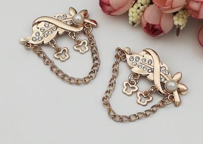 Customized Color Shoe Accessories Chains Corrosion Resistant 45MM Lead Free