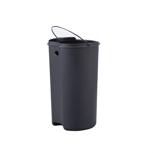 20L Stainless Steel Household Kitchen Thin Lid Pedal Trash Waste Bin Dustbin Soft Close Round Metal Trash Can Sustainable