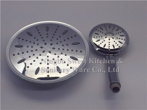 Hot sell completely Chrome plating round hand shower rain shower kit bathroom accessories