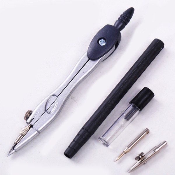 student metal school stationery compass set