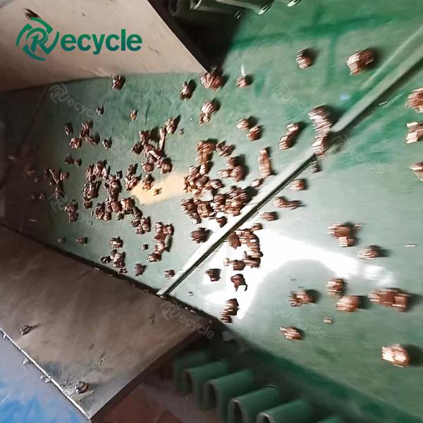 Instalação de reciclagem de resíduos de radiadores AC 800-3000 kg/h Instalação de reciclagem de cobre e alumínio