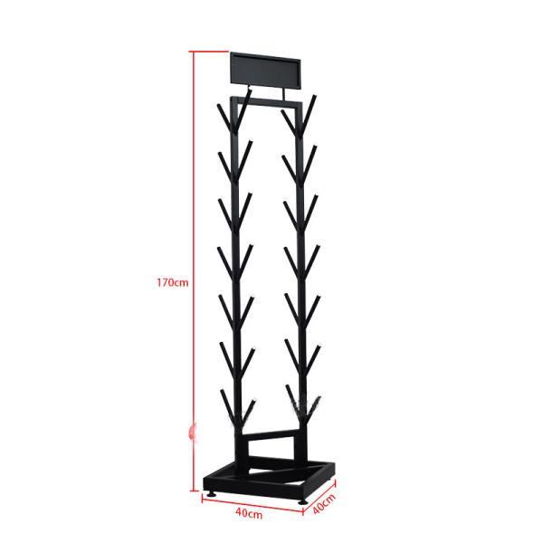 Customized Reception Desk Skateboard Surfboard Bike Wall Rack for Display and Storage