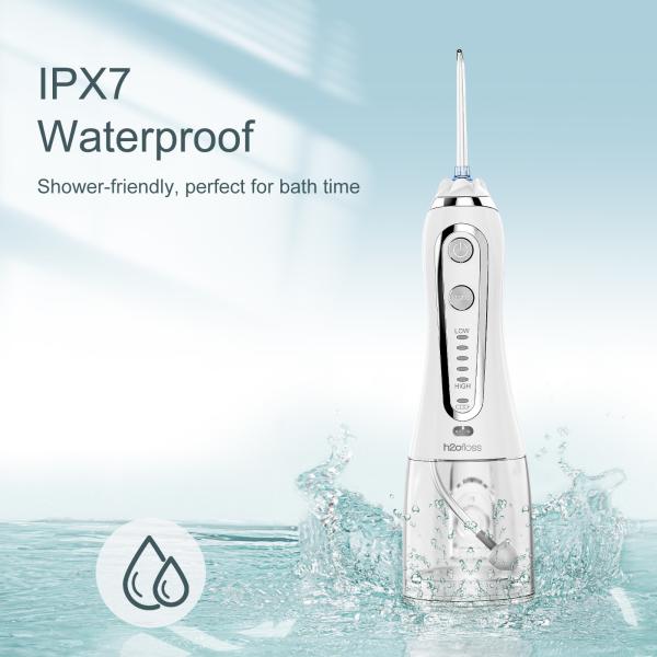 USB Charging Travel Water Flosser Cordless 2000mAh Battery Powered Adjustable Modes