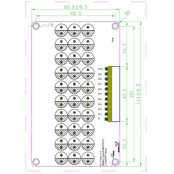 Enerkey BMS 8s 9s 10s 5A Активный балансировщик Lifepo4/Lithium/Lipo/LTO батареи Активный балансировочный щит для скутера