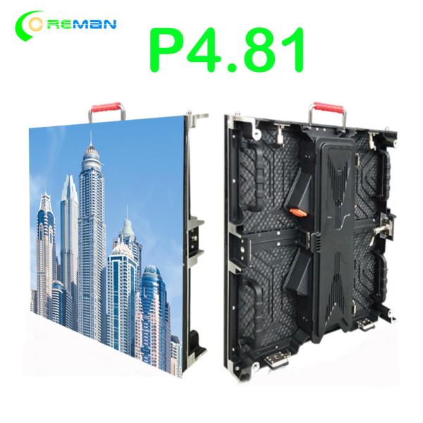 P4.81 SMD2121 1500cd/m2 Stage Led Video Screen 500x500mm