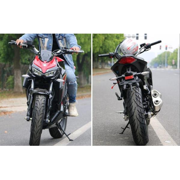 Air Cooled Adult 200cc High Powered Motorcycles With 1430mm WheelBase