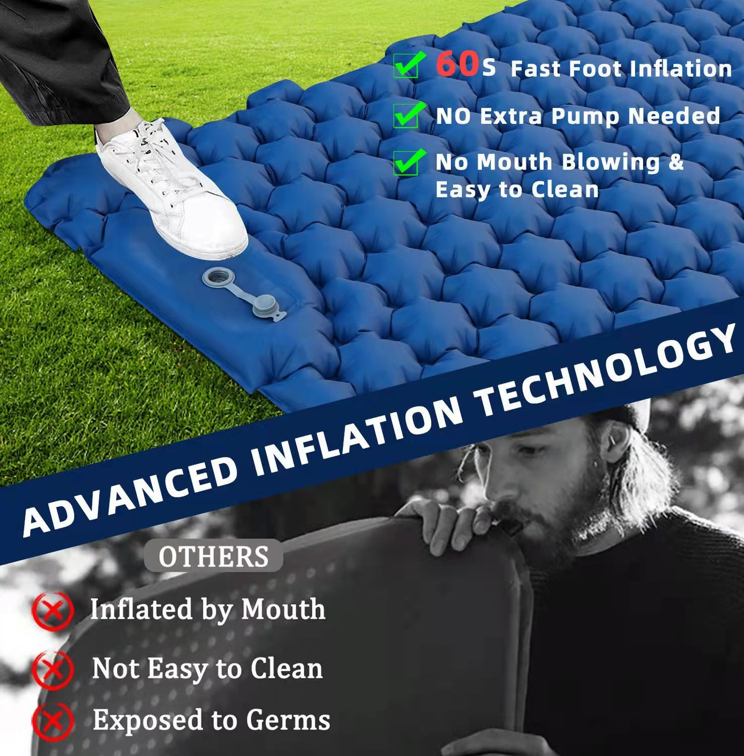 Professional Manufacturer Spot Product Sleeping Bag And Pad