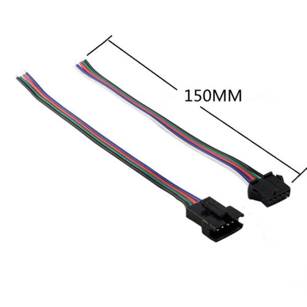 3 Wire Led Strip Male And Female Connectors Addressable 3mm-15mm