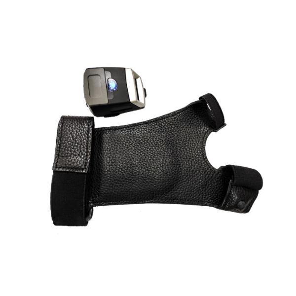 Small Bluetooth  Barcode Reader , Wireless Barcode Scanner With Glove Fixed