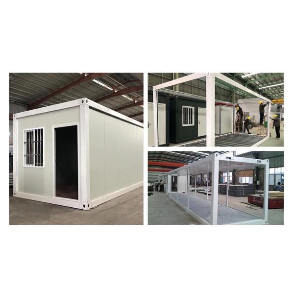 Fast Assembly Flat Storage Container Insulated Prefabricated Living Container Home for Office Professional Customization