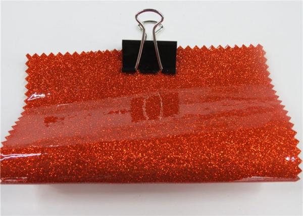 54 Width High Sparkle Glitter Pvc Fabric 0.17mm For Bags And Furniture
