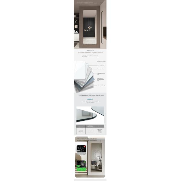 Modern Design Anti-Fog Bathroom Vanity Mirror for Stylish Dressing Up Room Decor