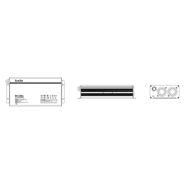 ECOLTO Smart 4-струнный литий-железный аккумулятор 14.6V 50A LTO LiFePO4 аккумулятор