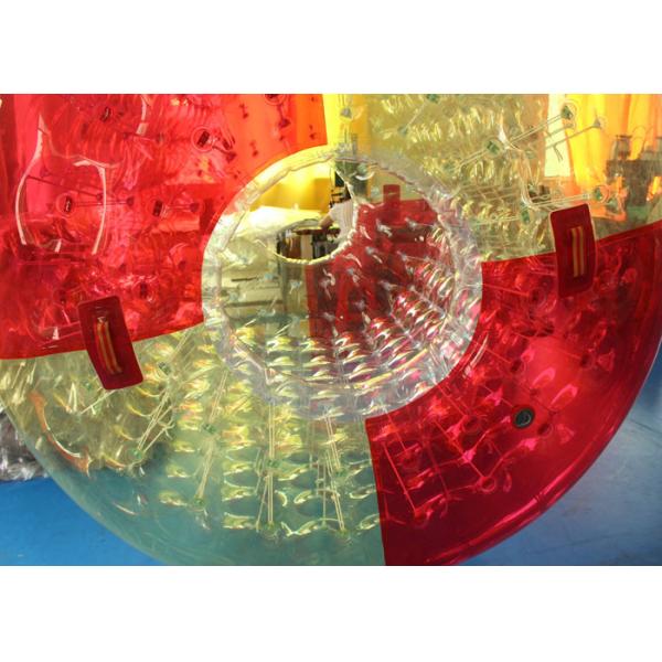 Children Inflatable Water Roller , Inflatable Pool Toys Rolling Water Barrel