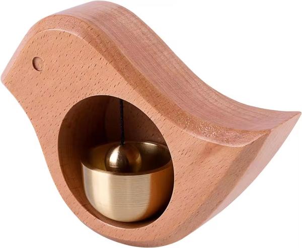 Wooden dopamine wind chime Japanese wooden magnet doorbell Wooden doorbell