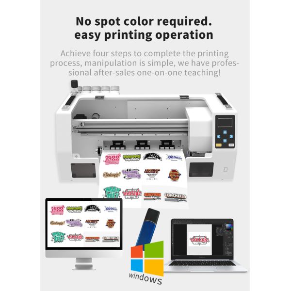 New Arrival t Shirts Textile Digital PET Film Printing Machine DTF Printer With Powder Shaking Machine
