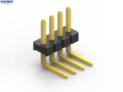 Conector masculino do encabeçamento do Pin do ângulo direito pinos do passo 2 de 1,27 milímetros a 80 pinos