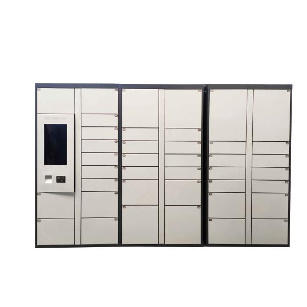 Шкафчик камеры хранения багажа нестандартной конструкции стальной умный умный с рекламировать выплату по кредитной карточке экрана