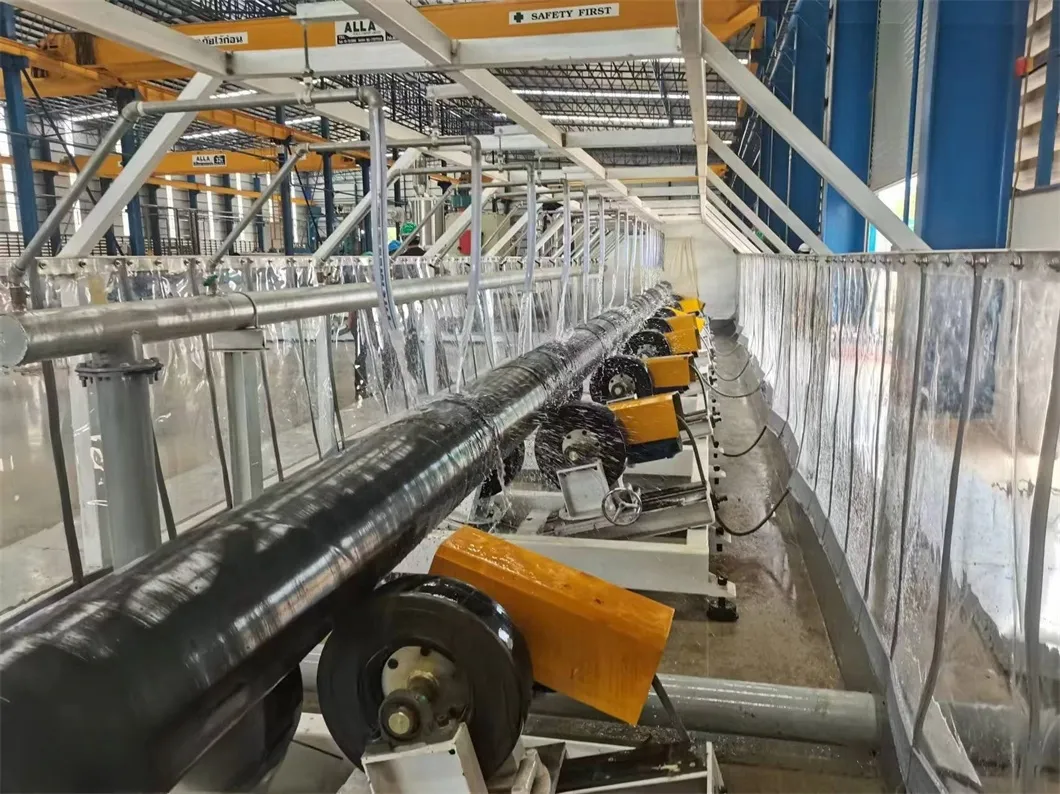 Equipo de revestimiento anticorrosión para el drenaje de agua