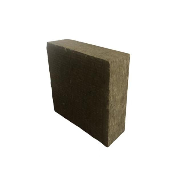 Modern Square Rock Wool Insulation Materials Fire-Resistant and Heat-Insulating Made with Black Glass Fiber-from Manufacturer